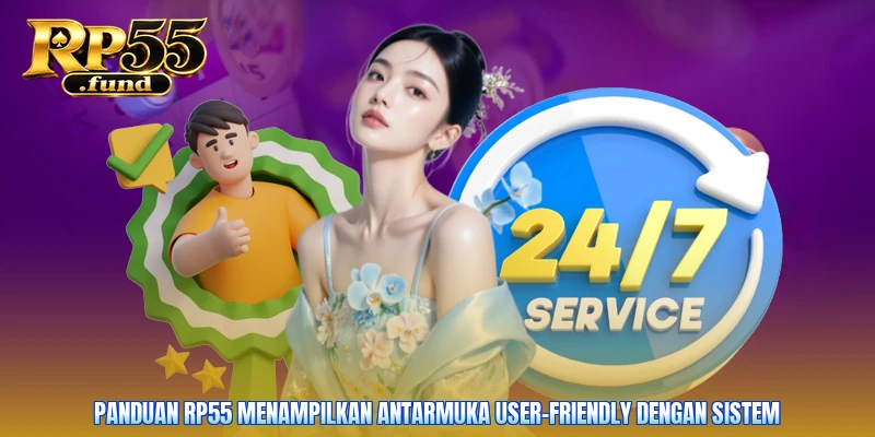 Panduan RP55 menampilkan antarmuka user-friendly dengan sistem