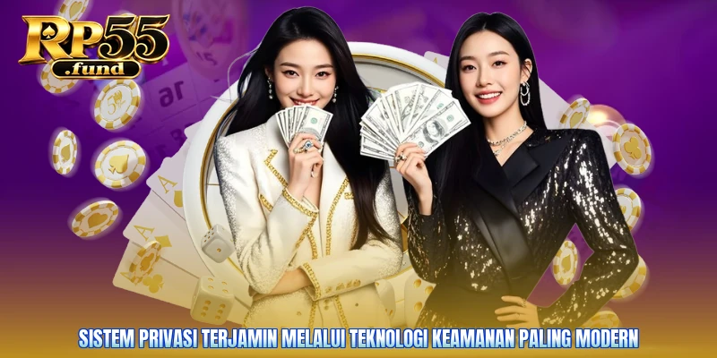 Sistem privasi terjamin melalui teknologi keamanan paling modern
